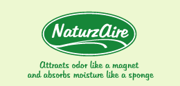 NaturzAire: Absorbs odor like a magnet and moisture like a sponge