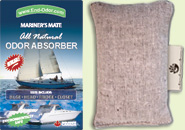 Mariner's Mate Pouches Absorb Odors and Moisture Onboard Your Boat or Ship 